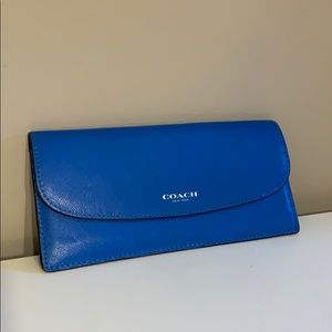 Royal Blue Coach Wallet